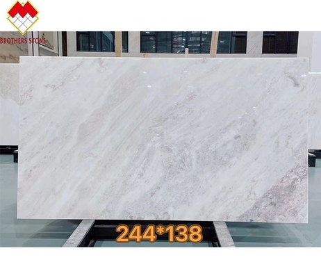 Modern Fantasy Rosa Pink Quartzite Slab Villa Marble Type Dolomite Polished Big Slab