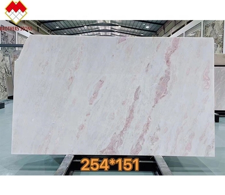 Modern Fantasy Rosa Pink Quartzite Slab Villa Marble Type Dolomite Polished Big Slab