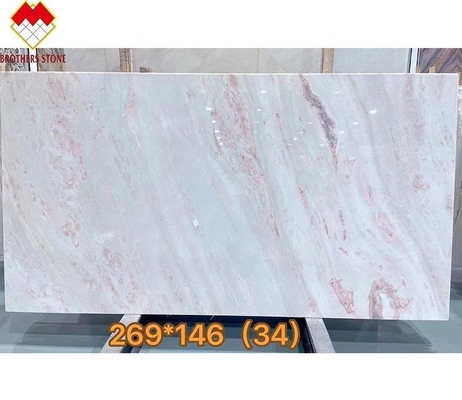 Modern Fantasy Rosa Pink Quartzite Slab Villa Marble Type Dolomite Polished Big Slab