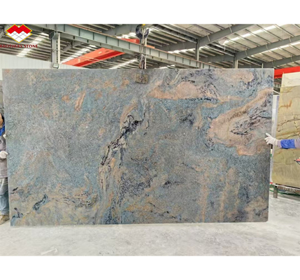 Amazon Blue Luxury Stone Polished Slab for Villa and Hotel Interior Design Inspiration