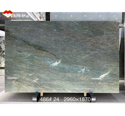 Amazon Blue Luxury Stone Polished Slab for Villa and Hotel Interior Design Inspiration