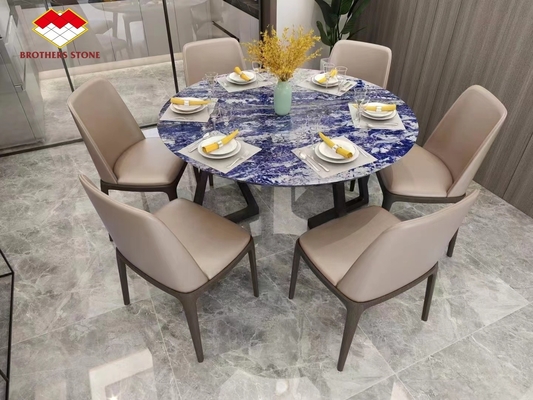 Transparent African Lapiz Marble Sodalite Blue Marble Onyx Marble Type from Yunfu