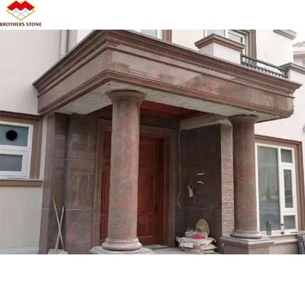 2700kg/m3 Granite Stone Hand Carved Cut-to-Size Pillar for Exterior Column Design