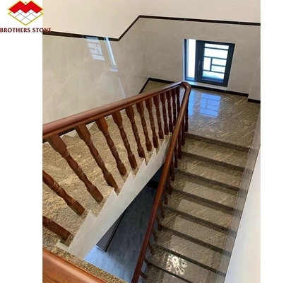 Polished California Gold Granite Cut-To-Size for Stairs and Door Frame in Modern Outdoor