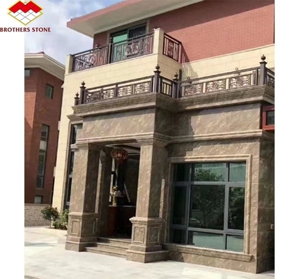 Polished California Gold Granite Cut-To-Size for Stairs and Door Frame in Modern Outdoor