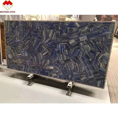 Modern Tile Azul Bahia Marble Blue Color Lemurian Blue Granite Slab for Interior Decoration