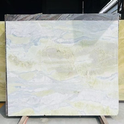 Dreaming Verde Jade Marble Onyx Modern Stone for Countertop Vanity Table Wall Flooring Design