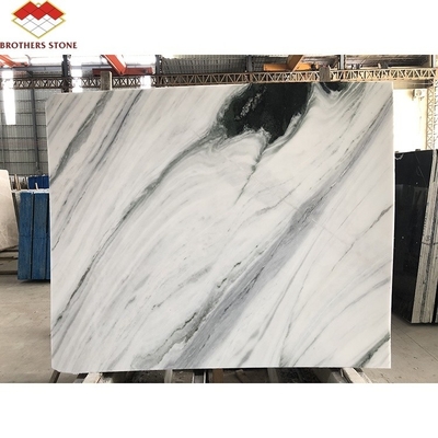 Polished Panda White Marble Slab Tile Modern and Popular for Staircase Table Countertop