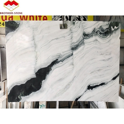 Polished Panda White Marble Slab Tile Modern and Popular for Staircase Table Countertop
