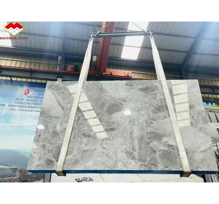 Yinsha Italian Grey Marble Stone Big Slab for Hotel Floors and Interior Home Stairs