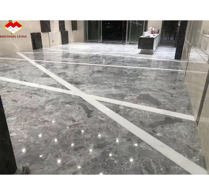 Yinsha Italian Grey Marble Stone Big Slab for Hotel Floors and Interior Home Stairs