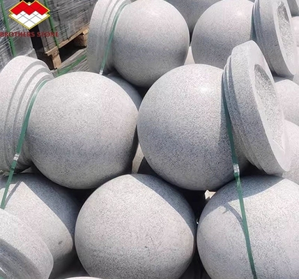 Modern Luxury Granite Floor Tile for Polished Surface Outdoor Barricade Ball Parking