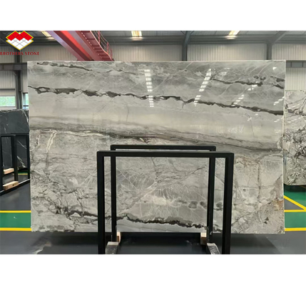 Brazil Calacatta Grey Marble Fish Belly Gray Marble for Hotel Anti Slip Stairs Design