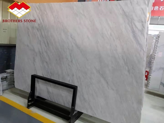 Customized Size European Design Interior White Marble Carved Stair Treads And Risers