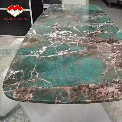 Tile and Marble Floor Brazilian Amazonian Green Quartzite Stone Slab for Villa Island