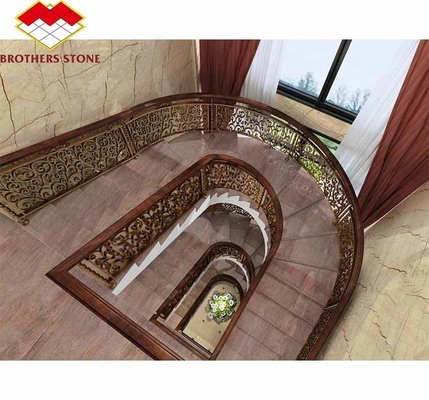 Modern Cut-To-Size Red Granite Stairs and Floor Tiles with Polished Anti Slip Surface