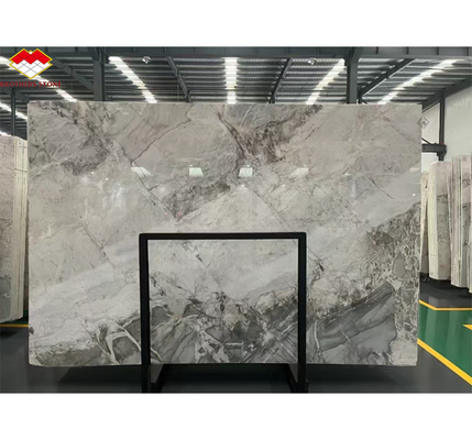 Hotel Marble Type Calcite Calacatta Gray Slab for Modern Brazil Luxury Indoor Decor