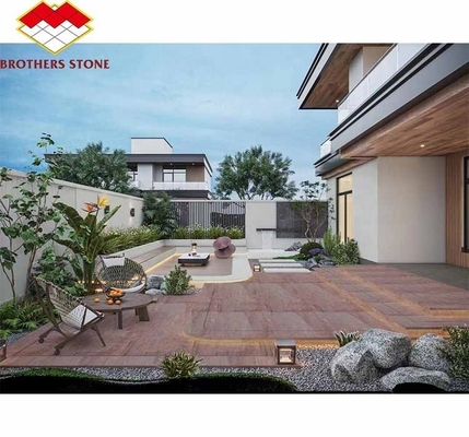 Modern Cut-To-Size Red Granite Stairs and Floor Tiles with Polished Anti Slip Surface