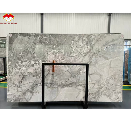 Hotel Marble Type Calcite Calacatta Gray Slab for Modern Brazil Luxury Indoor Decor
