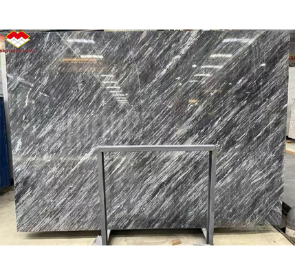 Hotel Interior Design Calcite Marble Step Floor and Stairs with Light in Florence Gray