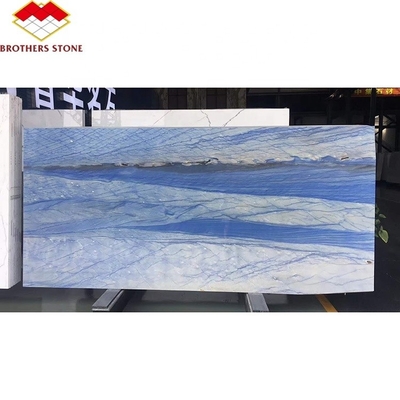 Brothers Stone Satin Blue Granite Quartzite Imperial Azul Macaubas for Floor Wall Light Blue Azul Macaubas Blue Marble