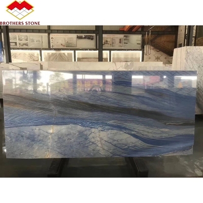 Brothers Stone Satin Blue Granite Quartzite Imperial Azul Macaubas for Floor Wall Light Blue Azul Macaubas Blue Marble