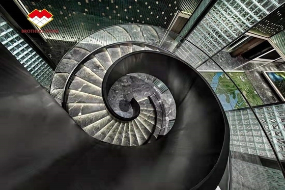 Natural White Marble Staircase Stone Marble Non Slip Steps For Stairs And Risers