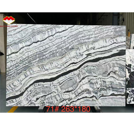 Transform Your Dining Table with Brazil's Popular Stone Panda Impression Marble Slab