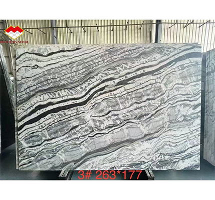 Transform Your Dining Table with Brazil's Popular Stone Panda Impression Marble Slab