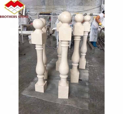 Cut-To-Size Modern White Natural Stone Square Pillar Polished Column for House Upgrade