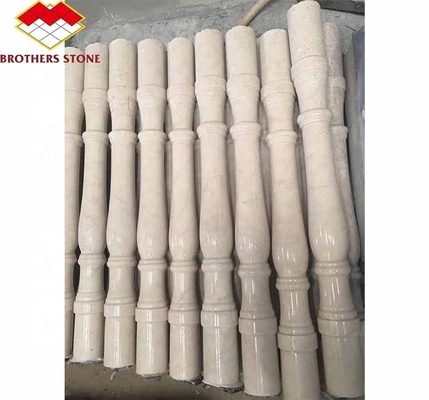 Cut-To-Size Modern White Natural Stone Square Pillar Polished Column for House Upgrade