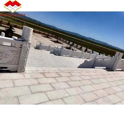 Chinese Granite Luxury Outdoor White Granite Cut-to-Size Flamed Slabs for Floors Stairs
