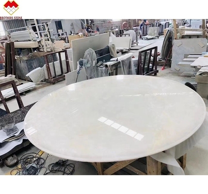Create a Luxurious Villa with Our Polished Translucent Backlit Marble White Onyx Slab