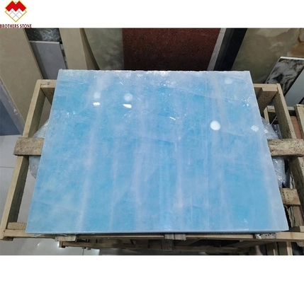 Modern Floor Revolution Translucent Blue Jade Onyx Stone Tiles for Wall and Floor