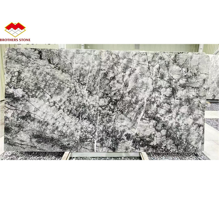 Graphic Design Natural Stone Italian Silver Fir Marble Floor Tile for Living Room