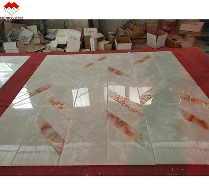 Polished Onyx Marble Slabs in Standard or Customized Size for Door Frame and Cladding