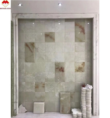 Polished Onyx Marble Slabs in Standard or Customized Size for Door Frame and Cladding