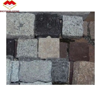 Upgrade Your Home Exteriors with Cut-To-Size Grey Flamed Granite Cube Stone 10x10x10