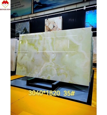 Directly Sale Translucent Green Onyx Slab for Countertop Standard or Customized Size