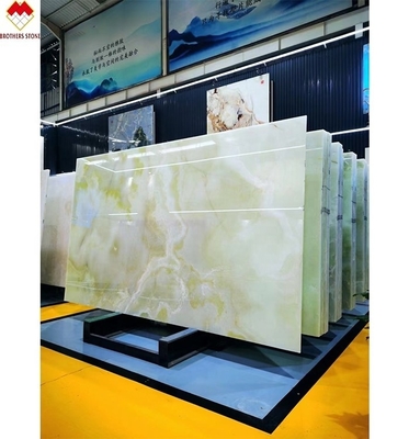 Directly Sale Translucent Green Onyx Slab for Countertop Standard or Customized Size