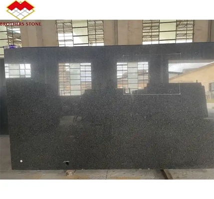 Hotel Kitchen Countertop and Stairs Cut-To-Size Indian Black Star Galaxy Granite Slabs