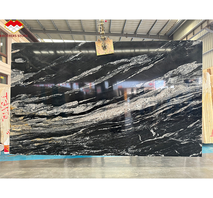 Modern Cosmic Black Granite Polished for Interior Kitchen Counter Tops and Wall Panel