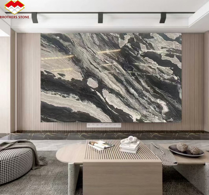 Modern Cosmic Black Granite Polished for Interior Kitchen Counter Tops and Wall Panel