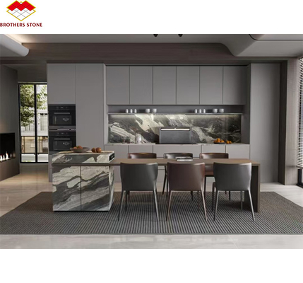 Modern Cosmic Black Granite Polished for Interior Kitchen Counter Tops and Wall Panel