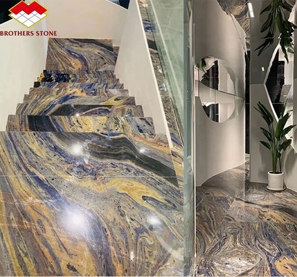 Chinese Granite Luxury Kitchen Countertop with Polished Black Gold Stone