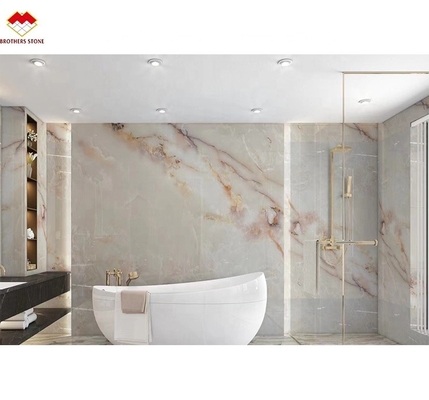 Polished White Onyx Marble Stone Slab The Perfect Choice for Luxury Bathroom Tiles