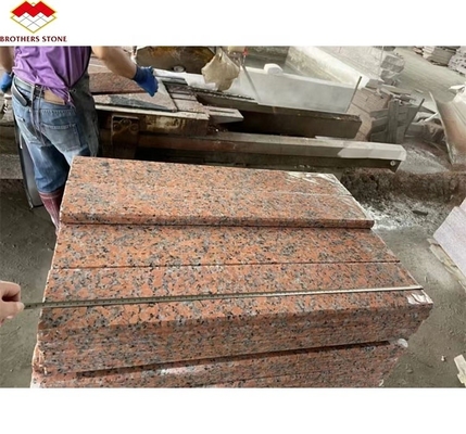G562 Red Granite Natural Stone Polished Anti Slip Granite Slab for Stair Luxury Style