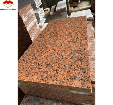 G562 Red Granite Natural Stone Polished Anti Slip Granite Slab for Stair Luxury Style