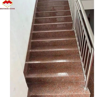 G562 Red Granite Natural Stone Polished Anti Slip Granite Slab for Stair Luxury Style