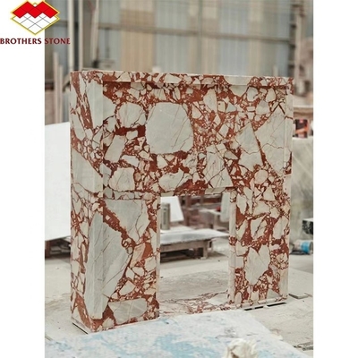 Customized Marble Mantel Fireplace Without Remote Control Perfect for Living Room or Vilar